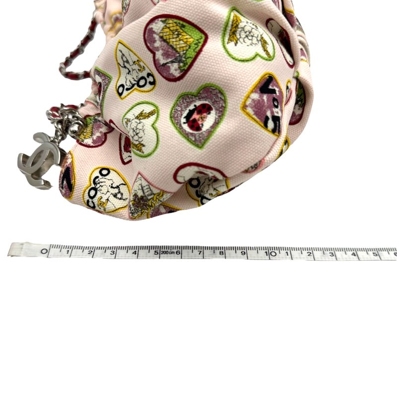 【美收精品】CHANEL日本直送】香奈兒鏈單肩包帆布象牙色銀色 B-913【隔月月中將轉賣至日本 上架期限30天】-12