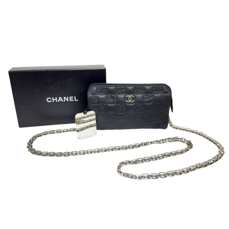 CHANEL *自加鏈>送無品牌扣+無品牌鏈帶* 斜背包-0