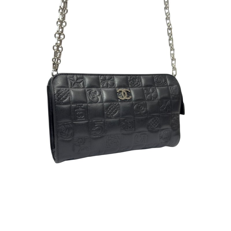 CHANEL *自加鏈>送無品牌扣+無品牌鏈帶* 斜背包-7