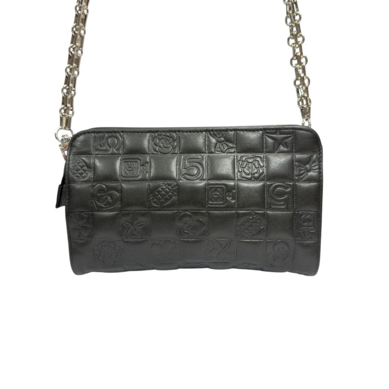 CHANEL *自加鏈>送無品牌扣+無品牌鏈帶* 斜背包-9