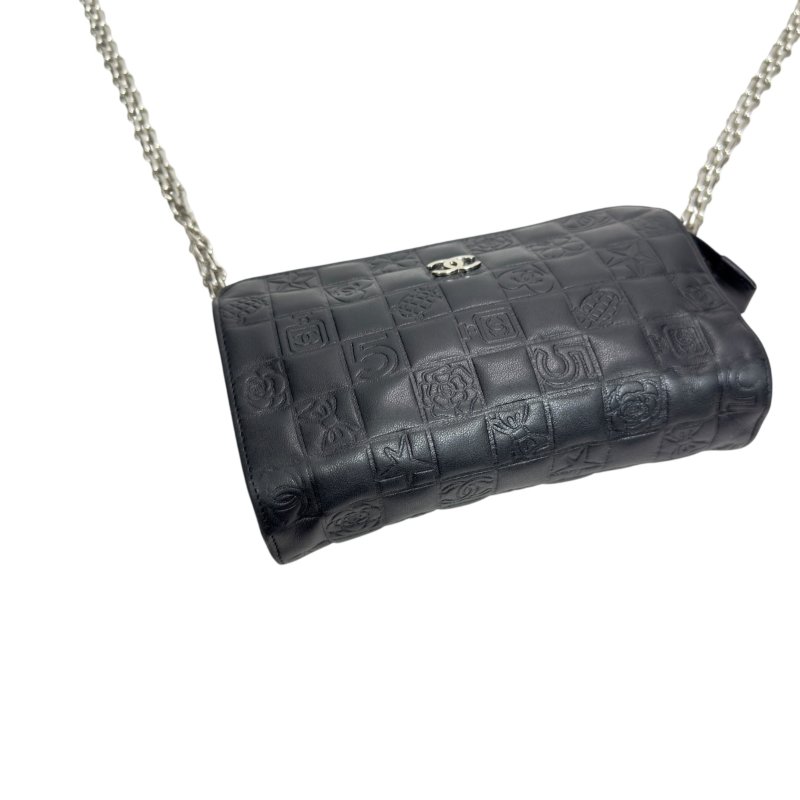 CHANEL *自加鏈>送無品牌扣+無品牌鏈帶* 斜背包-12