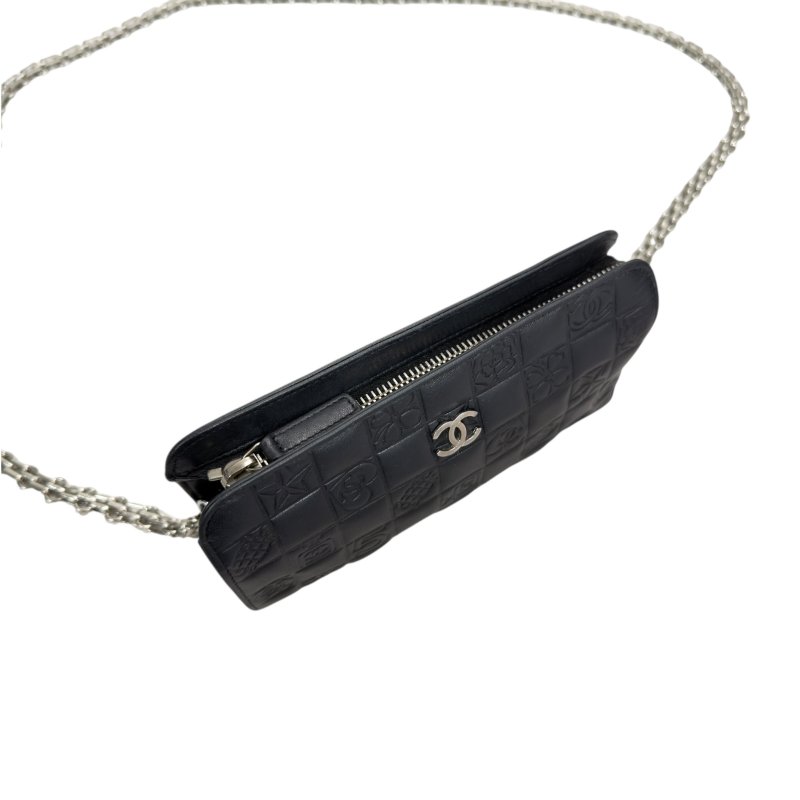 CHANEL *自加鏈>送無品牌扣+無品牌鏈帶* 斜背包-17