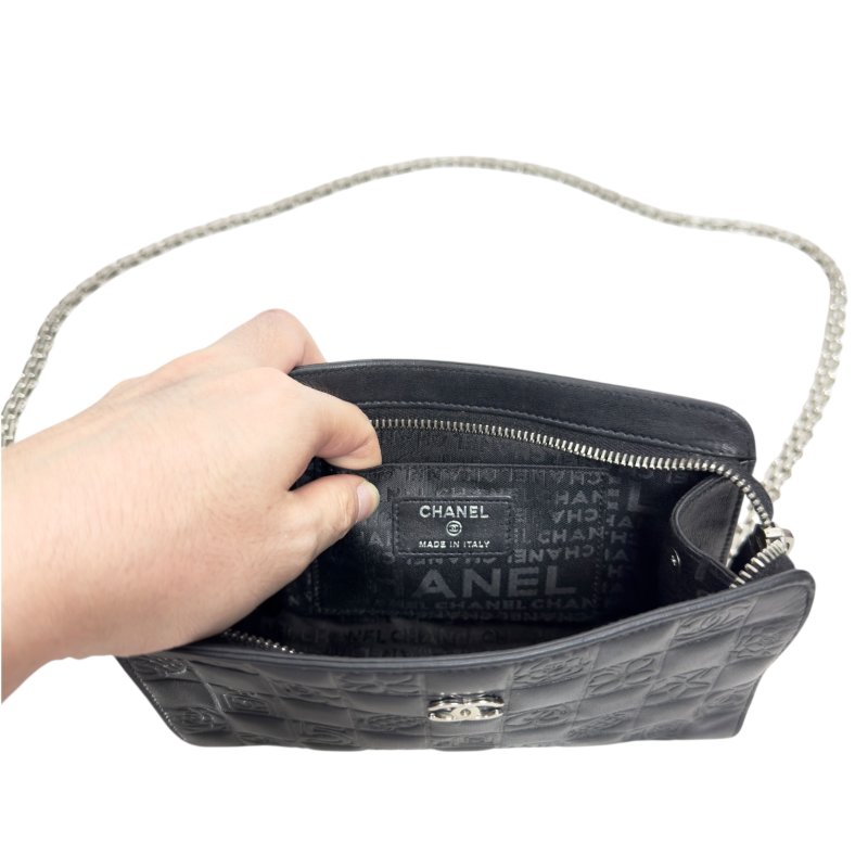 CHANEL *自加鏈>送無品牌扣+無品牌鏈帶* 斜背包-19