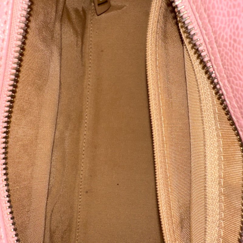 CHANEL MINI粉色保齡球波士頓包-6