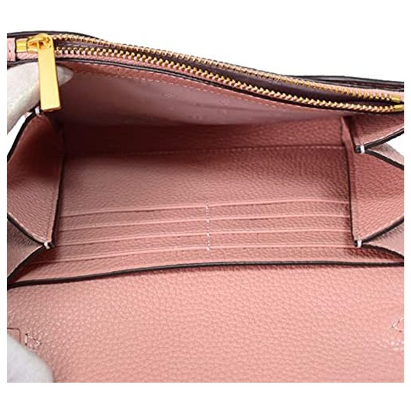 【TORY BURCH】素色荔枝皮革翻蓋斜背包-乾燥玫瑰粉-3