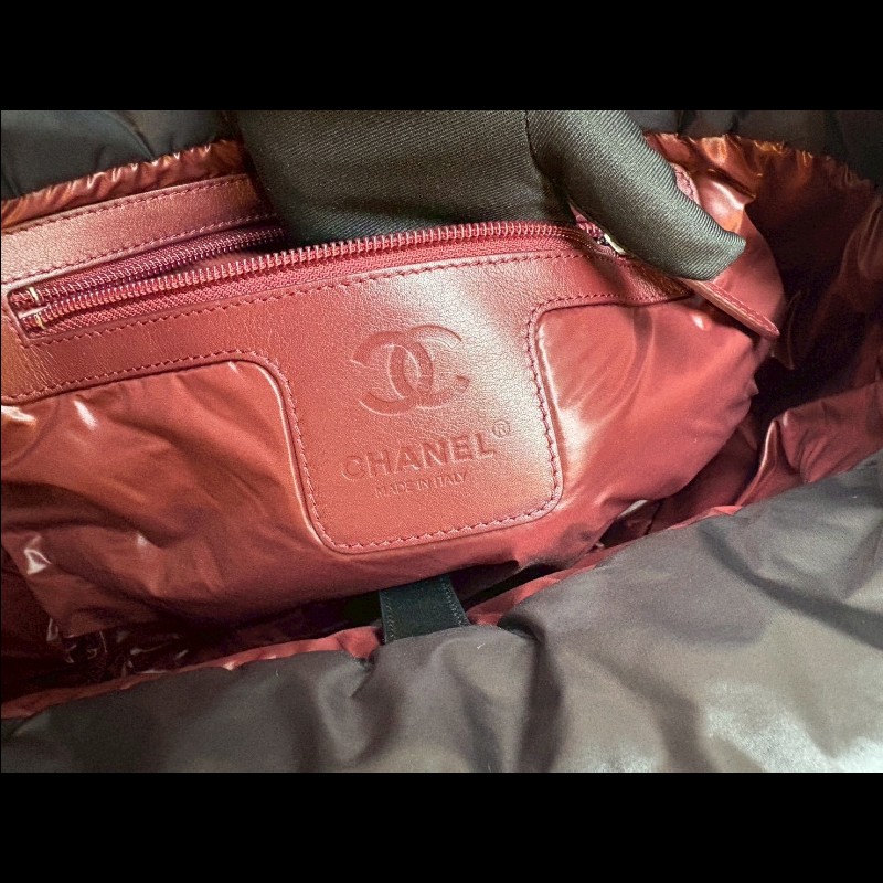 Chanel 黑色尼龍托特包小號 cocoon-15