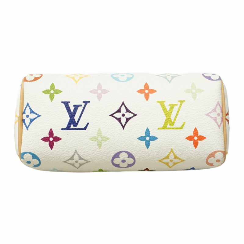Louis Vuitton Monogram Multicolore LVxTM Nano Speedy 手提包 M13391 白色,女士兩用包-2