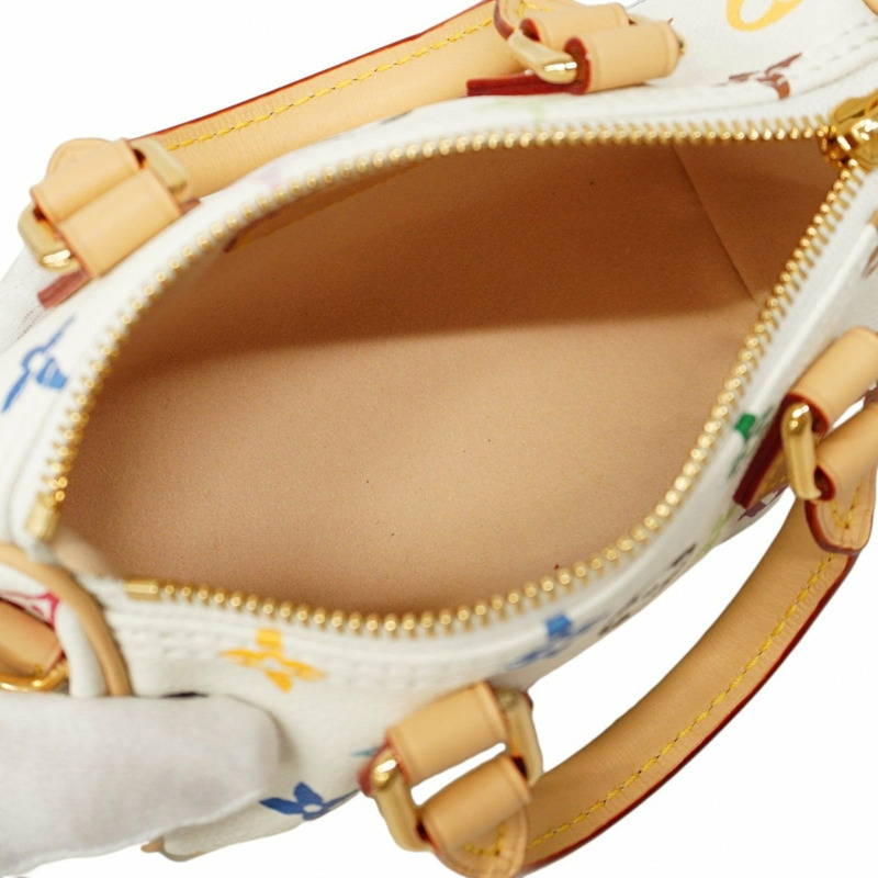 Louis Vuitton Monogram Multicolore LVxTM Nano Speedy 手提包 M13391 白色,女士兩用包-3