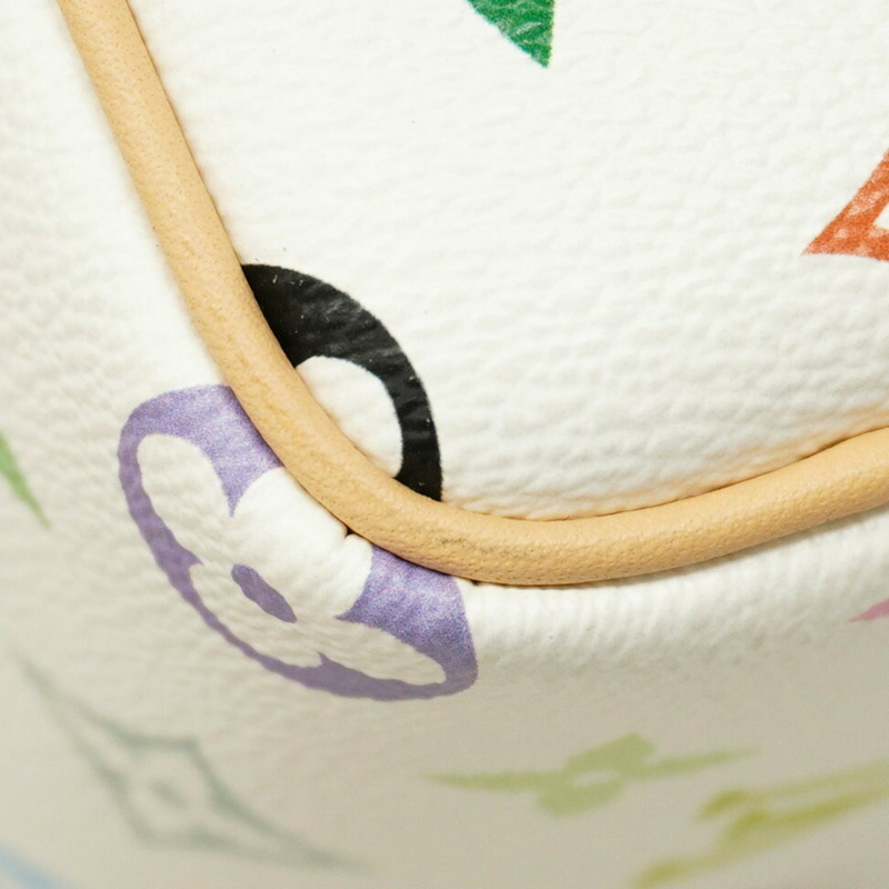 Louis Vuitton Monogram Multicolore LVxTM Nano Speedy 手提包 M13391 白色,女士兩用包-5