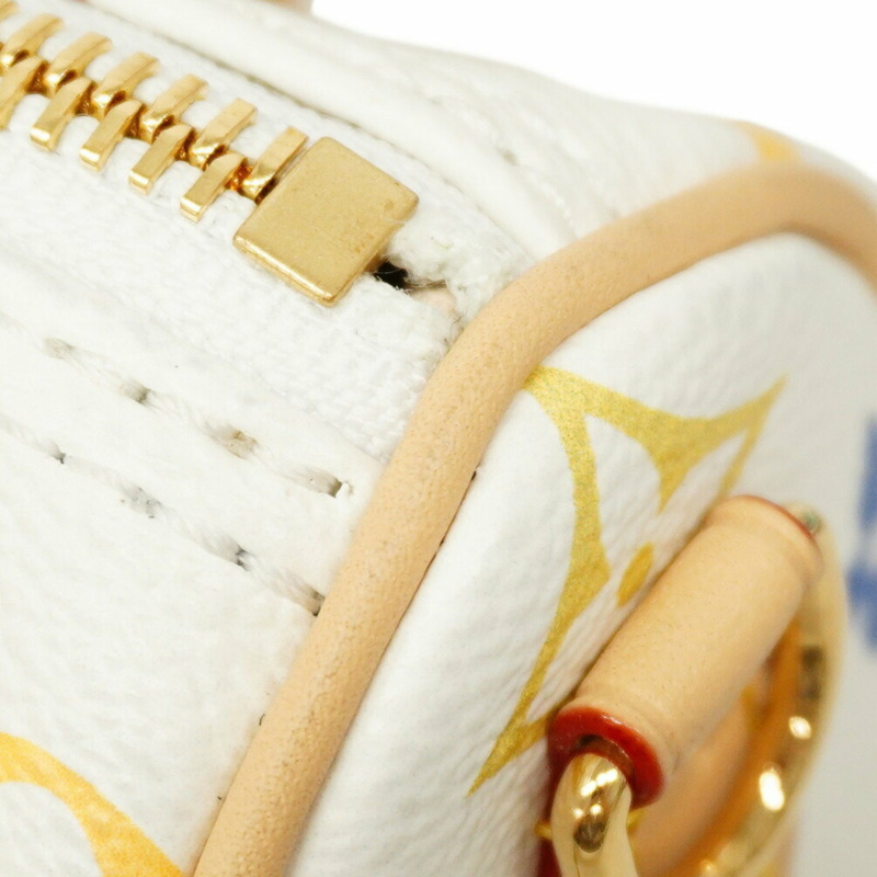 Louis Vuitton Monogram Multicolore LVxTM Nano Speedy 手提包 M13391 白色,女士兩用包-6