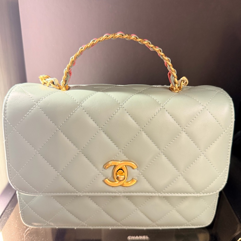 CHANEL2023春夏系列包款/湖水綠-6