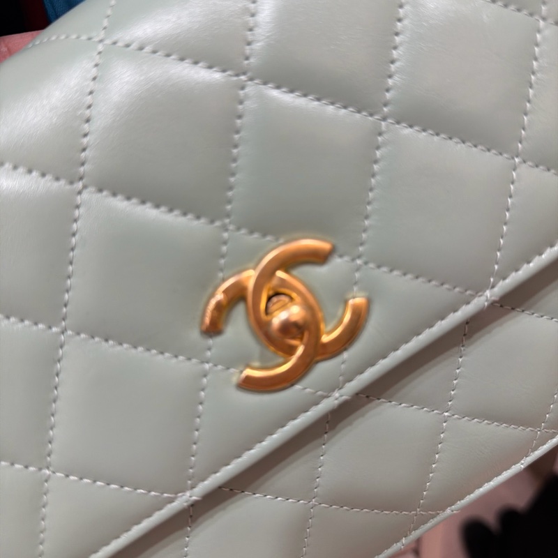 CHANEL2023春夏系列包款/湖水綠-10