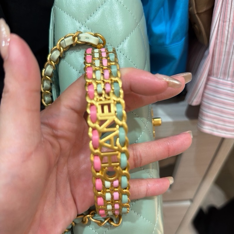 CHANEL2023春夏系列包款/湖水綠-12