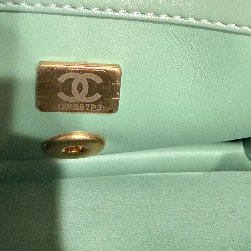 CHANEL2023春夏系列包款/湖水綠-14