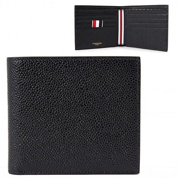 💎Han's house精品服飾💎Thom Browne TB 荔枝皮 短夾 意大利製 現貨 原價13900-3