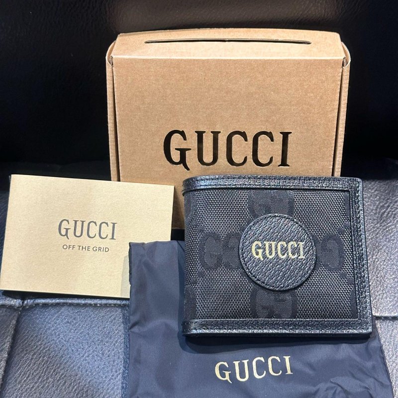 💎Han's house精品服飾💎GUCCI 古馳 老花 尼龍 錢包 短夾 625573-0