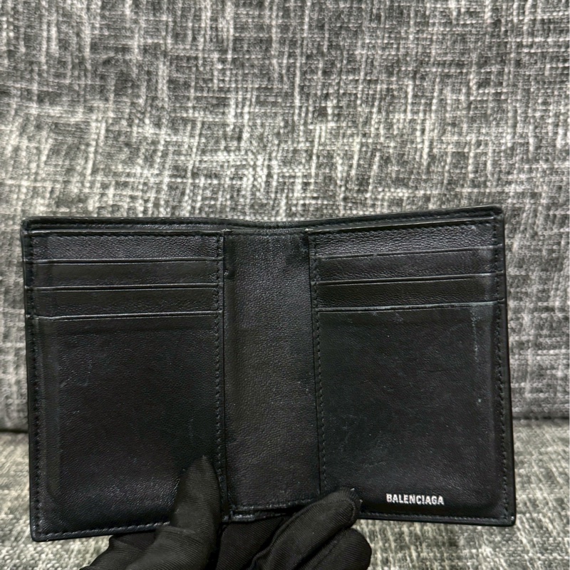 巴黎世家BB牛皮卡包-5