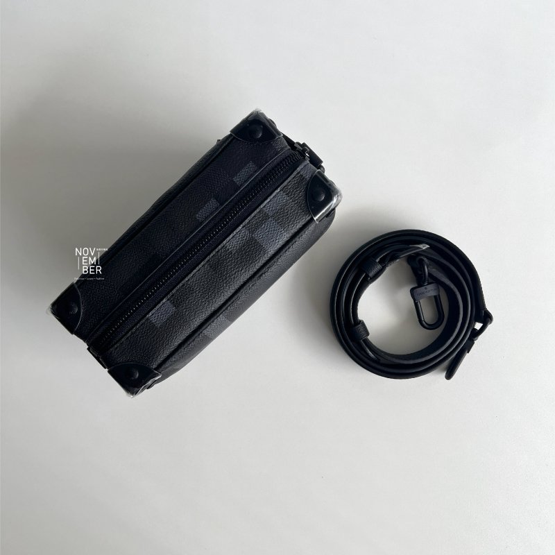 全新🖤 Louis Vuitton LV 路易威登 Soft Trunk 黑棋盤格盒子包-2