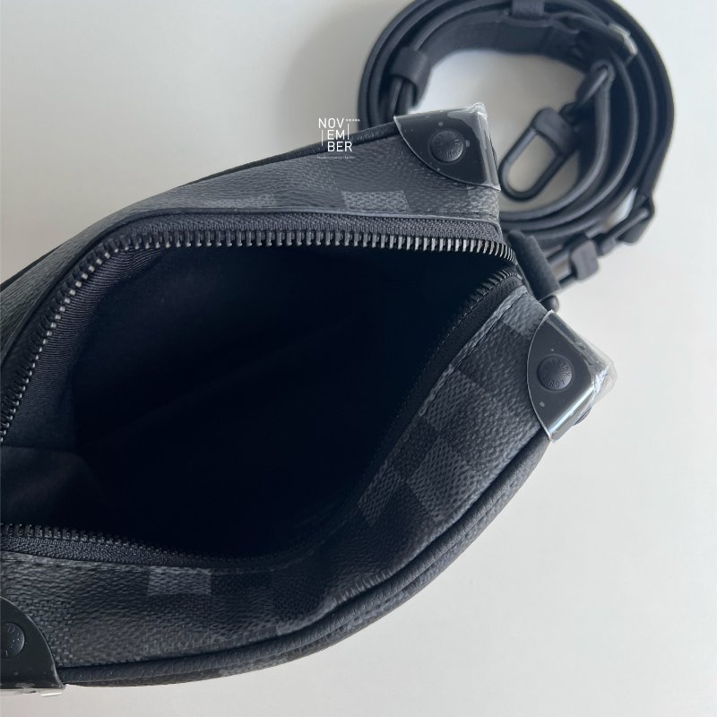 全新🖤 Louis Vuitton LV 路易威登 Soft Trunk 黑棋盤格盒子包-3