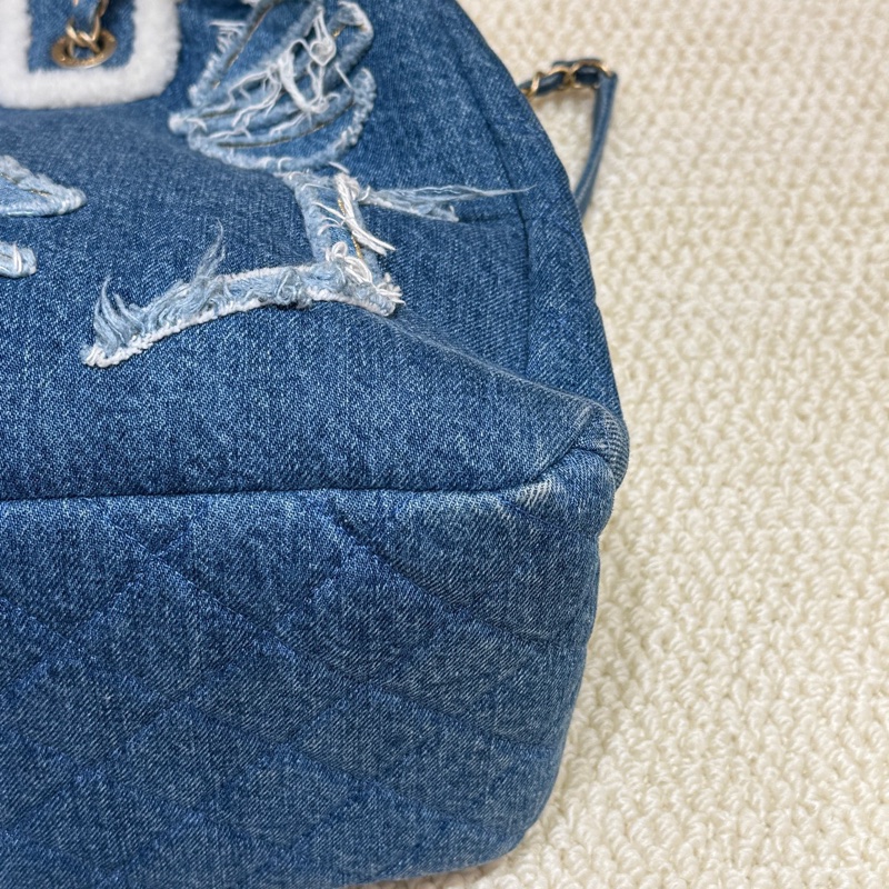 99🆕Chanel香奈儿 手工坊羊羔毛tote包-9