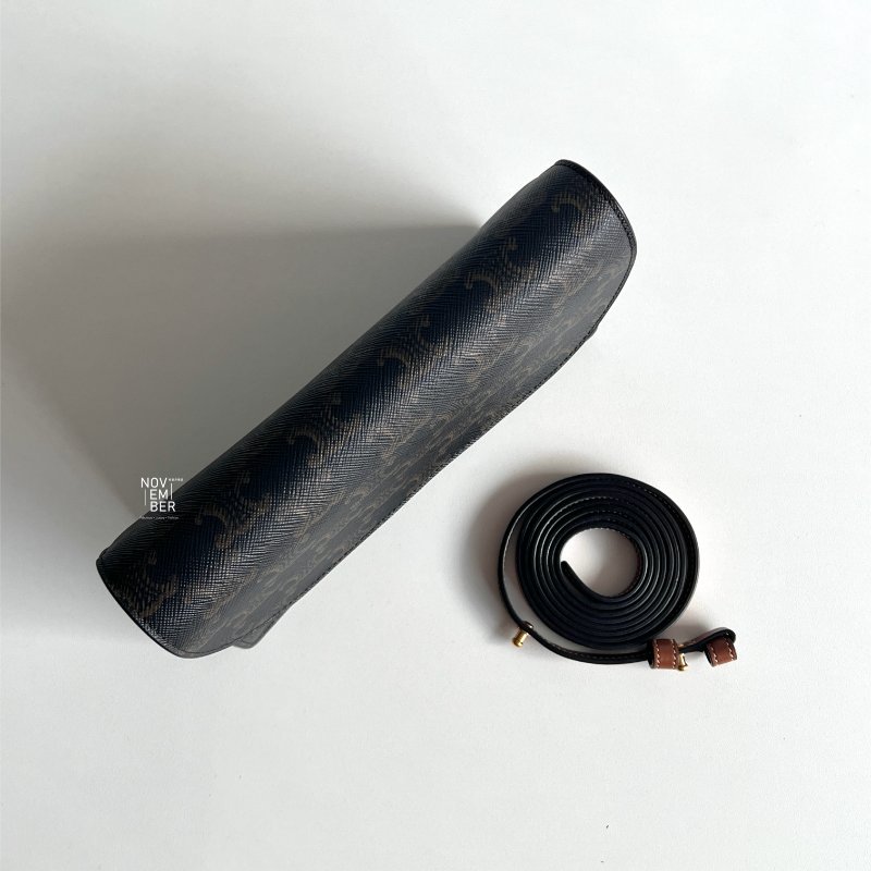 99新🆕 Celine 瑟琳 老花雙層WOC-2