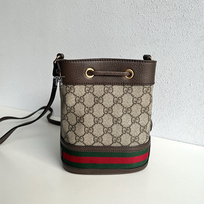 99新🆕 Gucci 古馳 老花水桶包-5