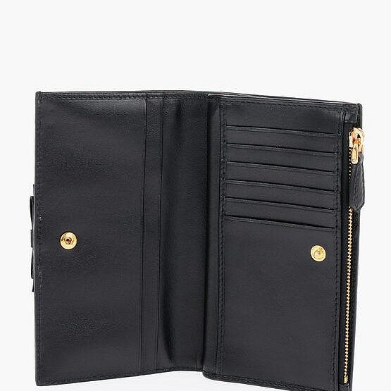 💎Han's house精品服飾💎 PRADA 三角鐵牌 尼龍 牛皮 零錢袋-6