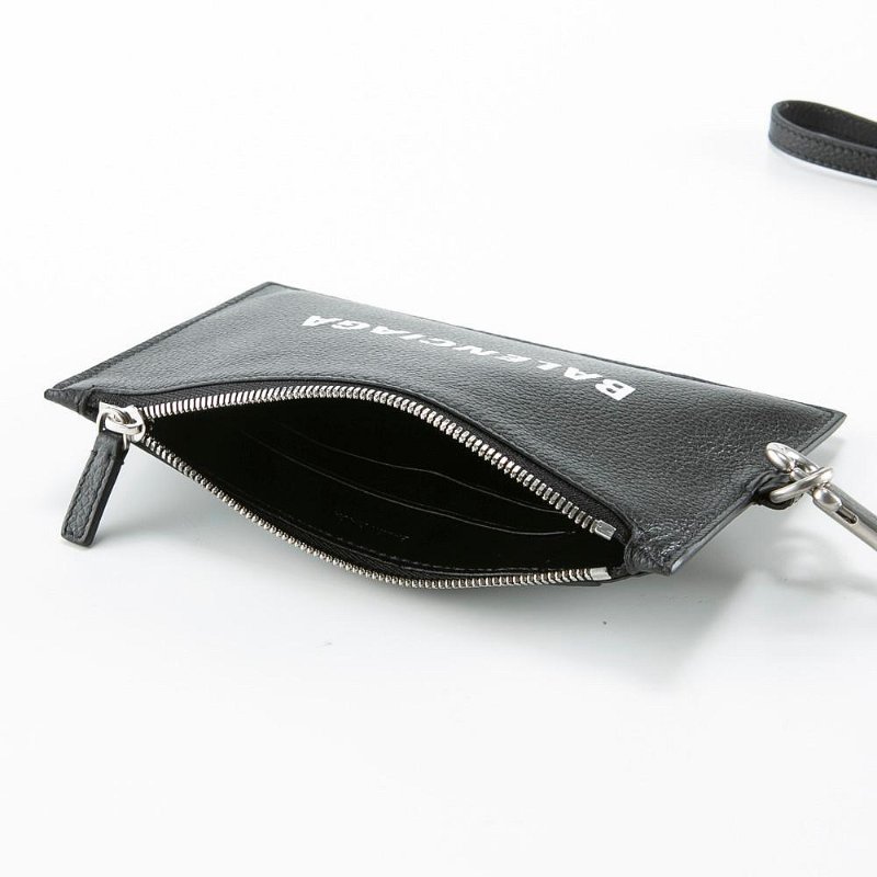 💎Han's house精品服飾💎Balenciaga 巴黎世家 小牛皮 雙 手拿 卡夾 零錢包 原價14100-3