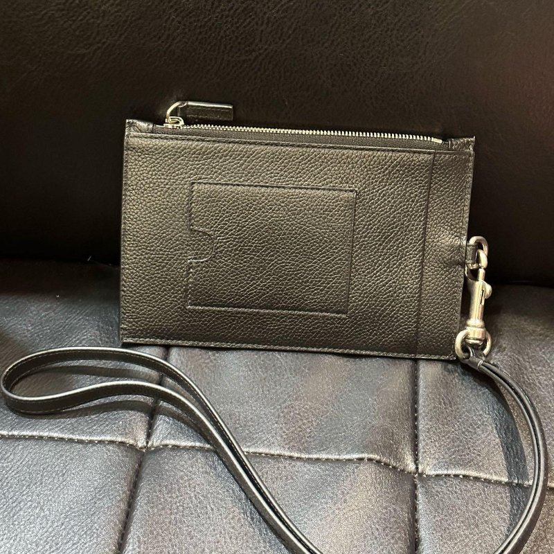 💎Han's house精品服飾💎Balenciaga 巴黎世家 小牛皮 雙 手拿 卡夾 零錢包 原價14100-7