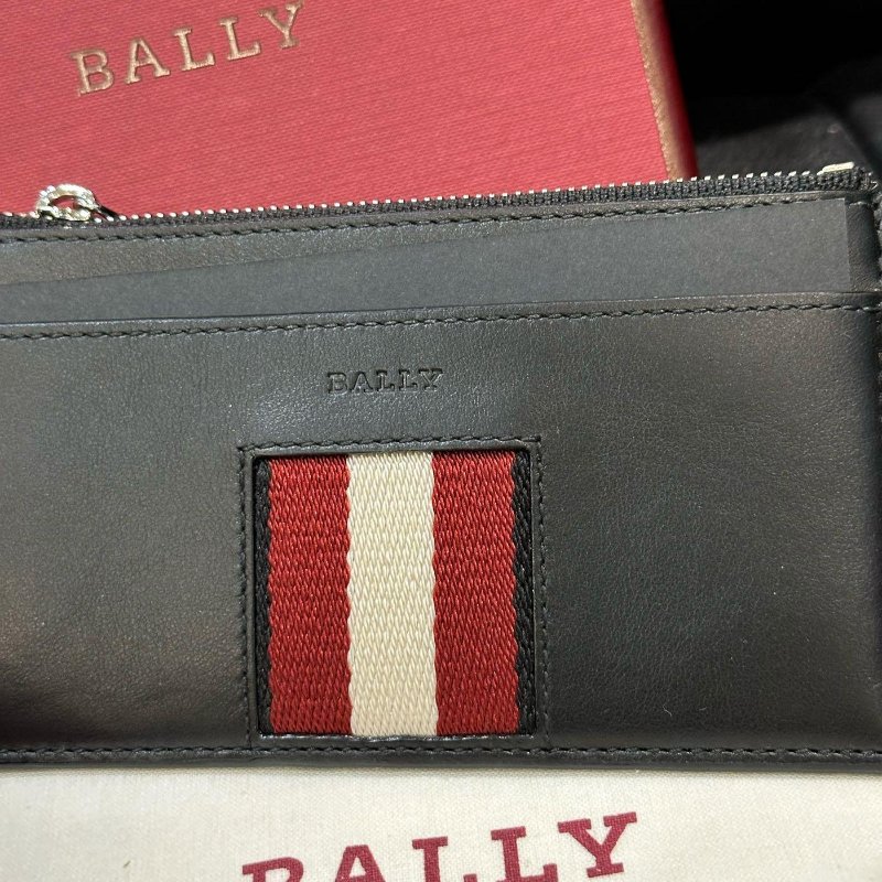 💎Han's house精品服飾💎Bally 拉鍊 卡夾 小牛皮 零錢包 卡夾-4