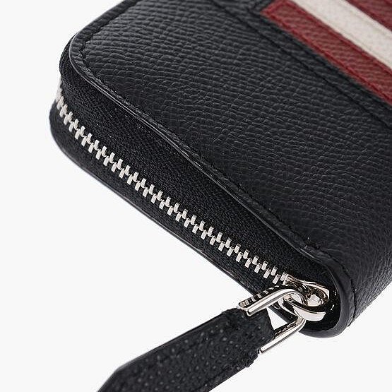 Bally 拉鍊 卡夾 小牛皮 零錢包-2