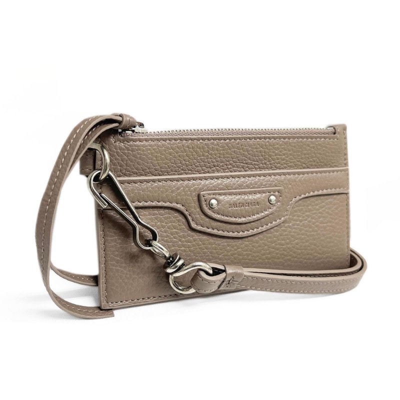 💎Han's house精品服飾💎Balenciaga 巴黎世家 機車牛皮 卡夾 零錢包 8X13CM 原價16950-2