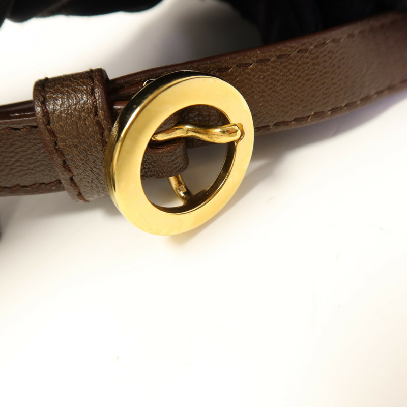 BVLGARI 牛皮皮革2 Way Shoulder Bag金扣手挽肩背兩用袋-10