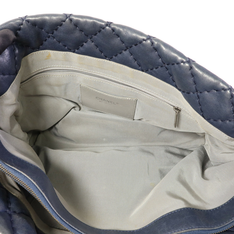 CHANEL 牛皮皮革Tote Bag鏈帶肩背袋-5