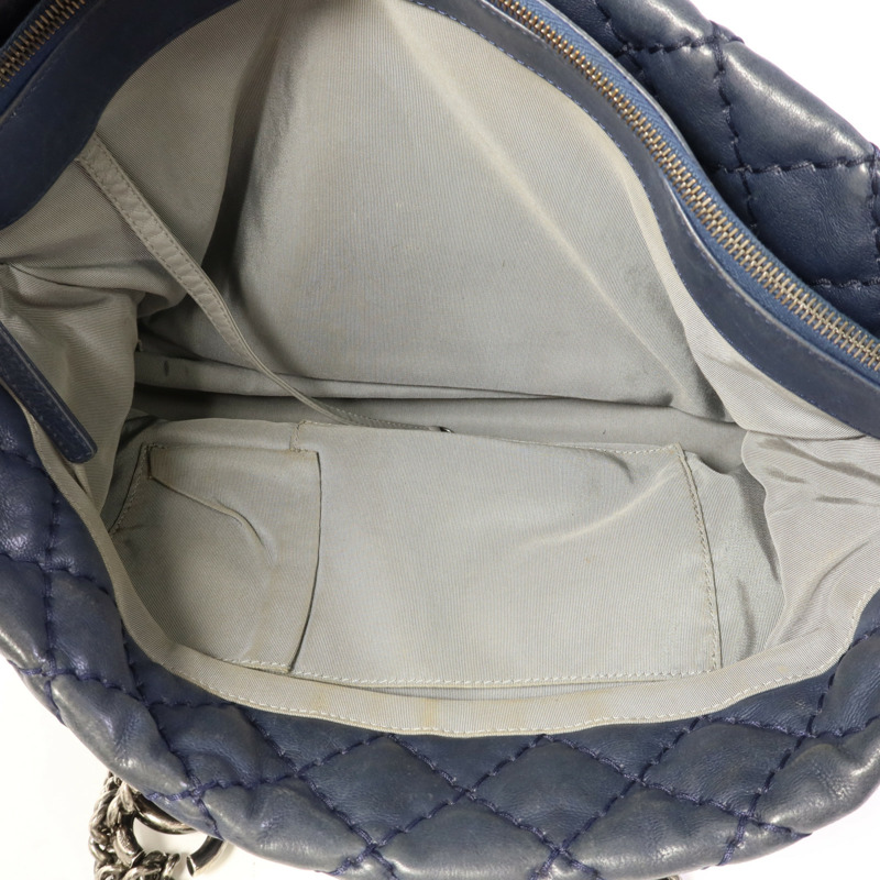 CHANEL 牛皮皮革Tote Bag鏈帶肩背袋-6