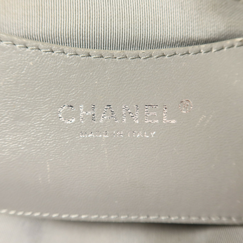 CHANEL 牛皮皮革Tote Bag鏈帶肩背袋-7
