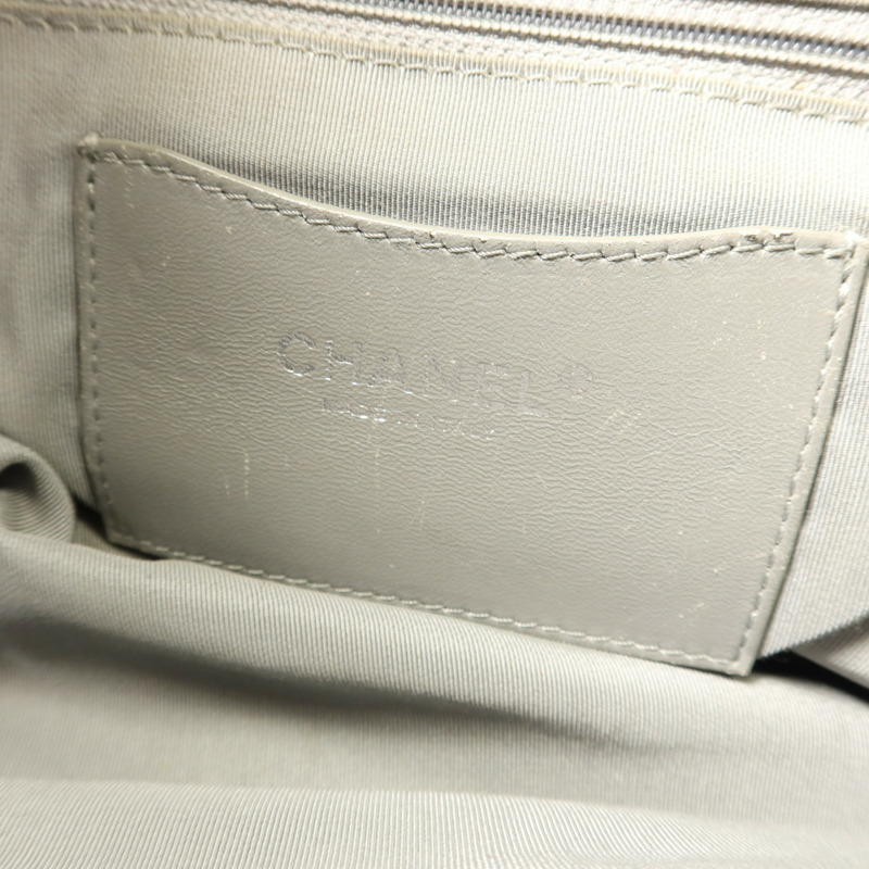 CHANEL 牛皮皮革Tote Bag鏈帶肩背袋-23