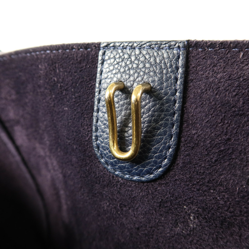 CELINE 牛皮皮革Sangle Bucket Bag Large金扣肩背袋-9