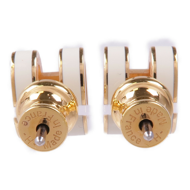 HERMES 金屬Mini Pop H Earrings耳環-2