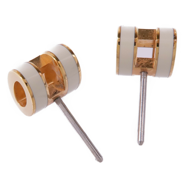 HERMES 金屬Mini Pop H Earrings耳環-3