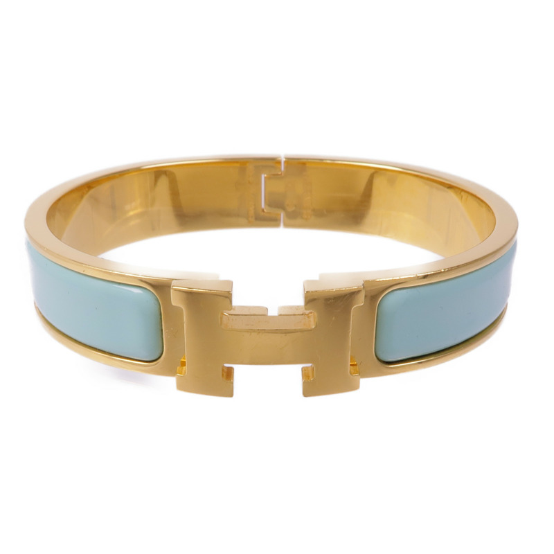 HERMES 琺瑯/金屬Clic H手鐲-0