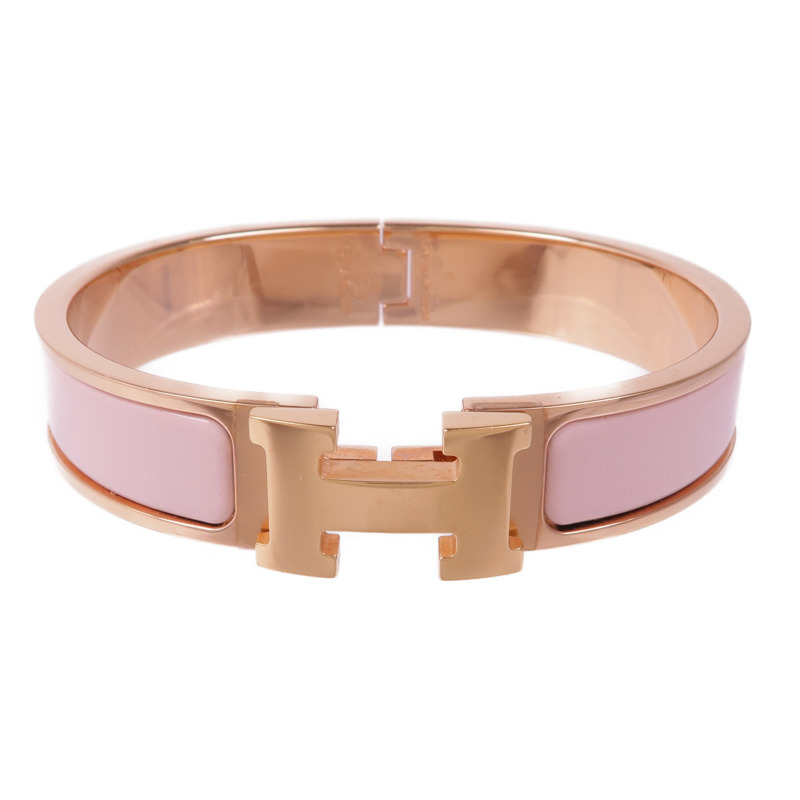 HERMES 琺瑯/金屬Clic H手鐲-0