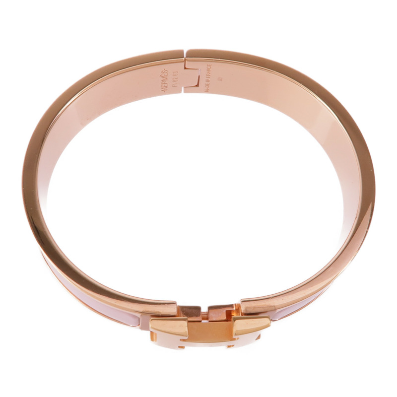 HERMES 琺瑯/金屬Clic H手鐲-3