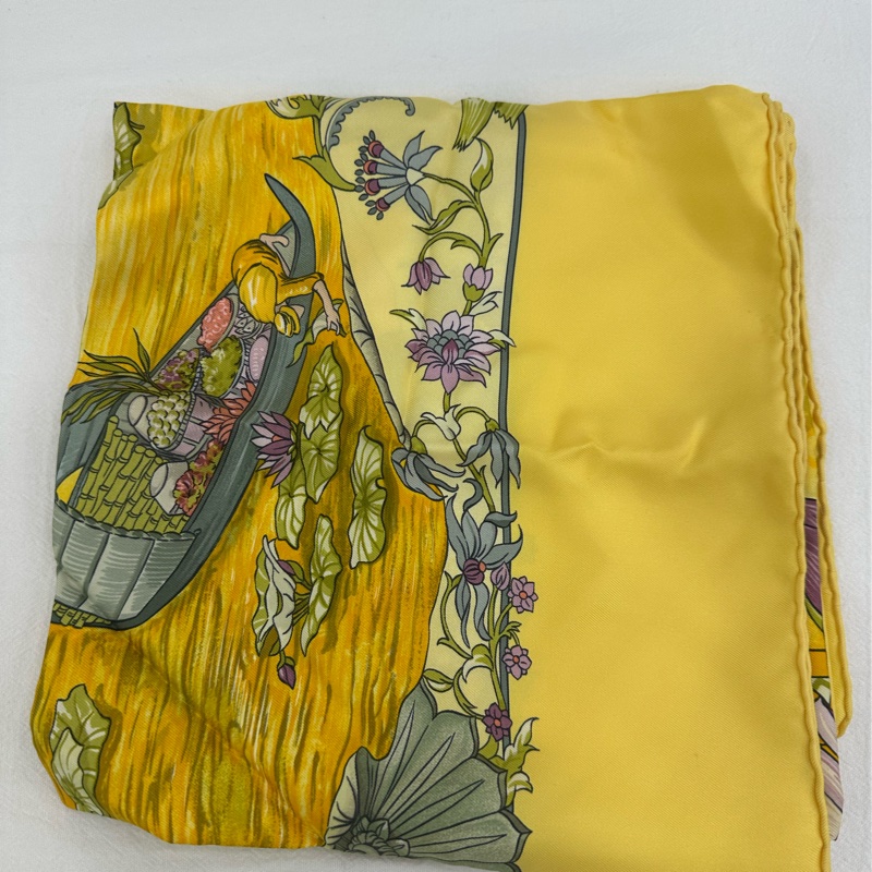 Hermes 愛馬仕 絲巾,辯才天女 90*90cm-1