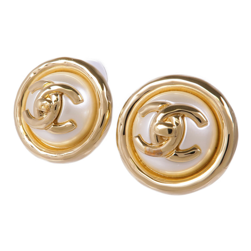 CHANEL PVC/金屬Earrings耳環-1