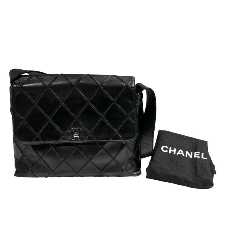 CHANEL QUILTED VINTAGE BLK SHOULDER BAG [3001101]-1