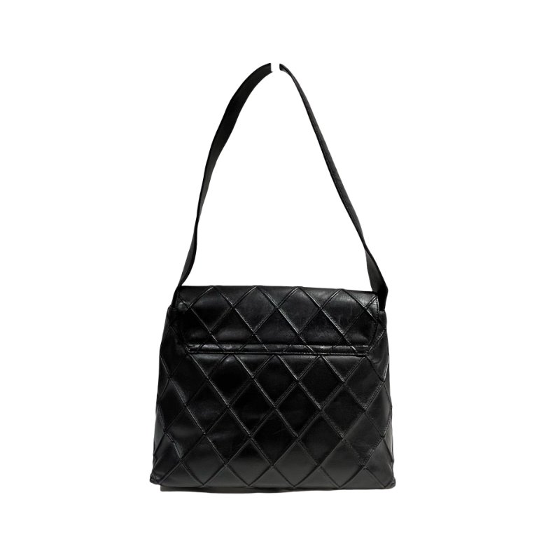CHANEL QUILTED VINTAGE BLK SHOULDER BAG [3001101]-2