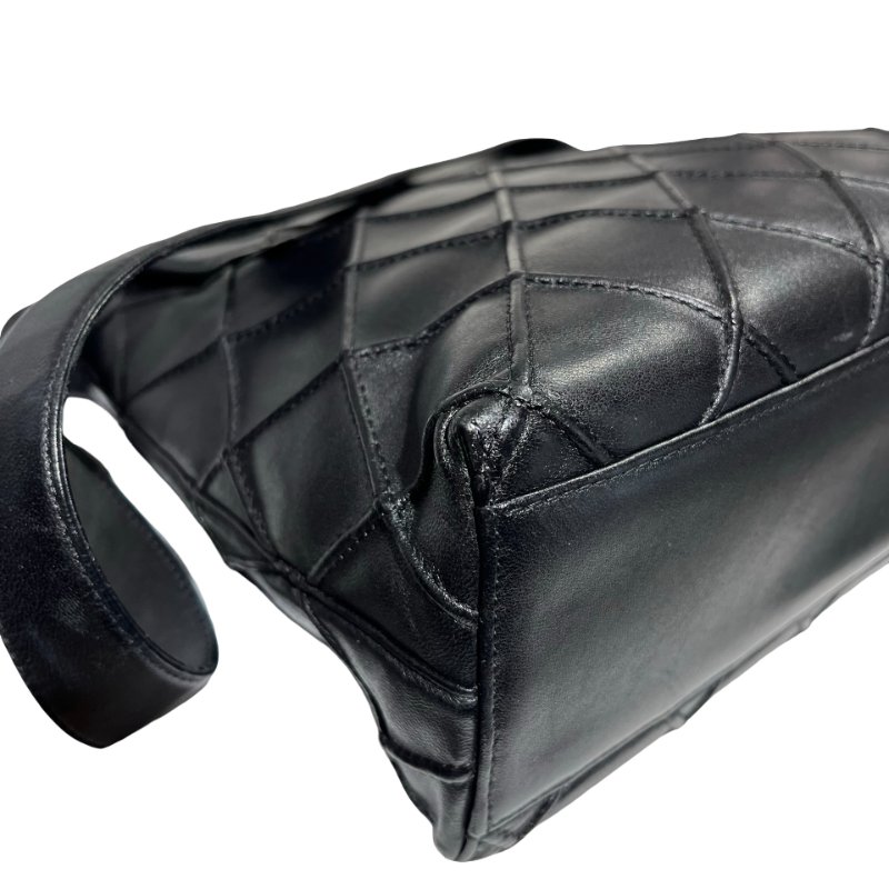CHANEL QUILTED VINTAGE BLK SHOULDER BAG [3001101]-4