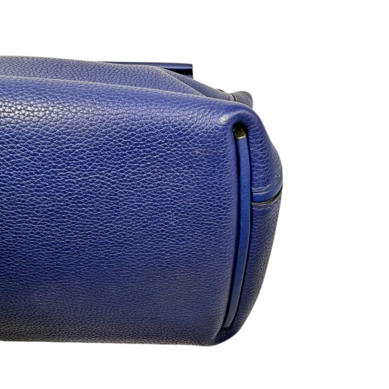 【3135】愛馬仕Hermès 24/24 Bag Small Royal Blue Handbag D Stamp TOGO皮-7
