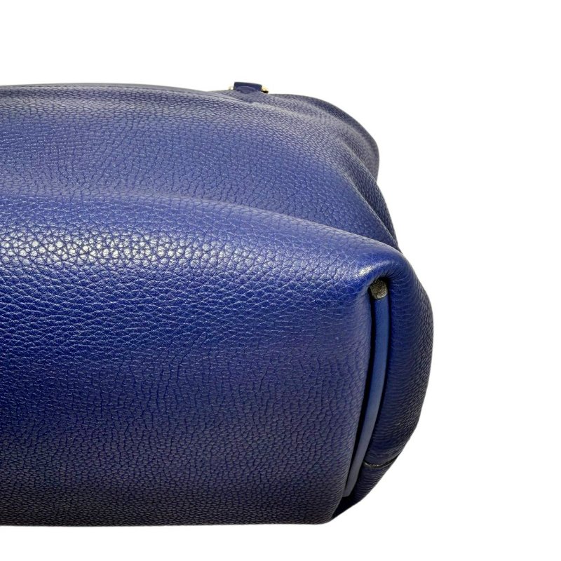 【3135】愛馬仕Hermès 24/24 Bag Small Royal Blue Handbag D Stamp TOGO皮-9